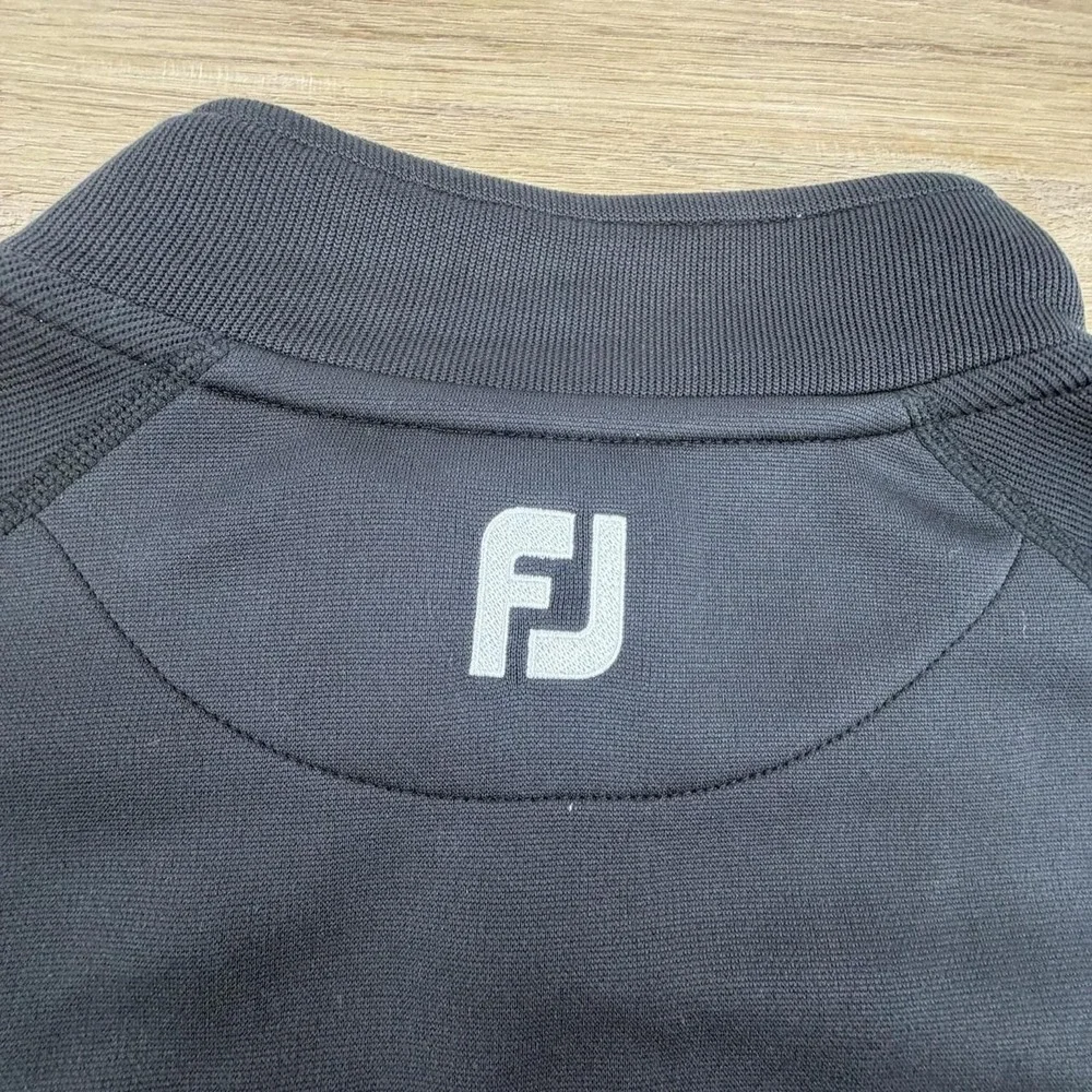 FootJoy Pullover Mens Extra Large Black 1/4 Zip Golf Stretch Performance